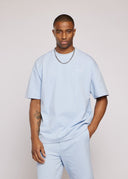 Woven short sleeve men’s T-shirt with HD chest logo – Aeden