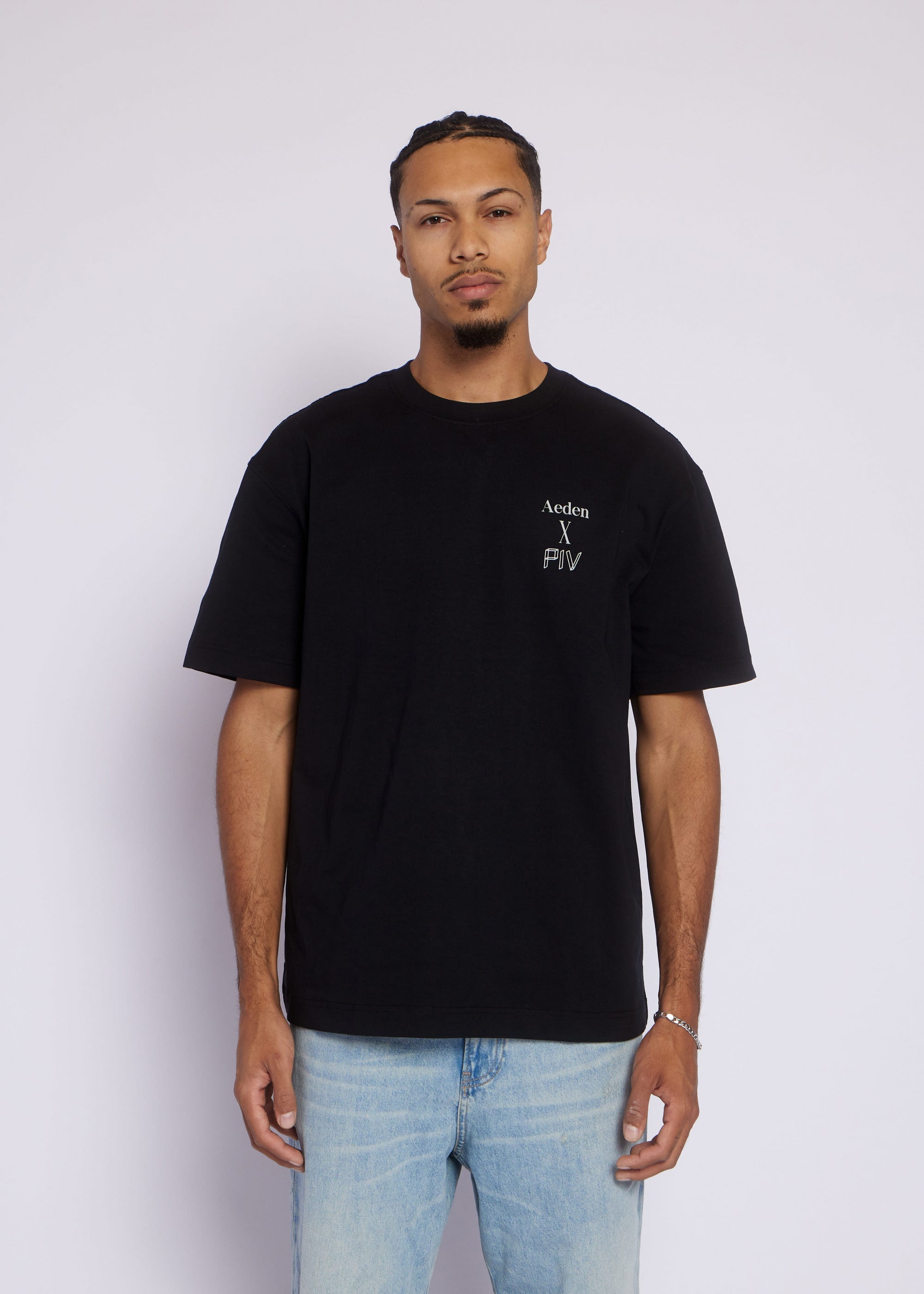 AEDEN X PIV Tee | Black