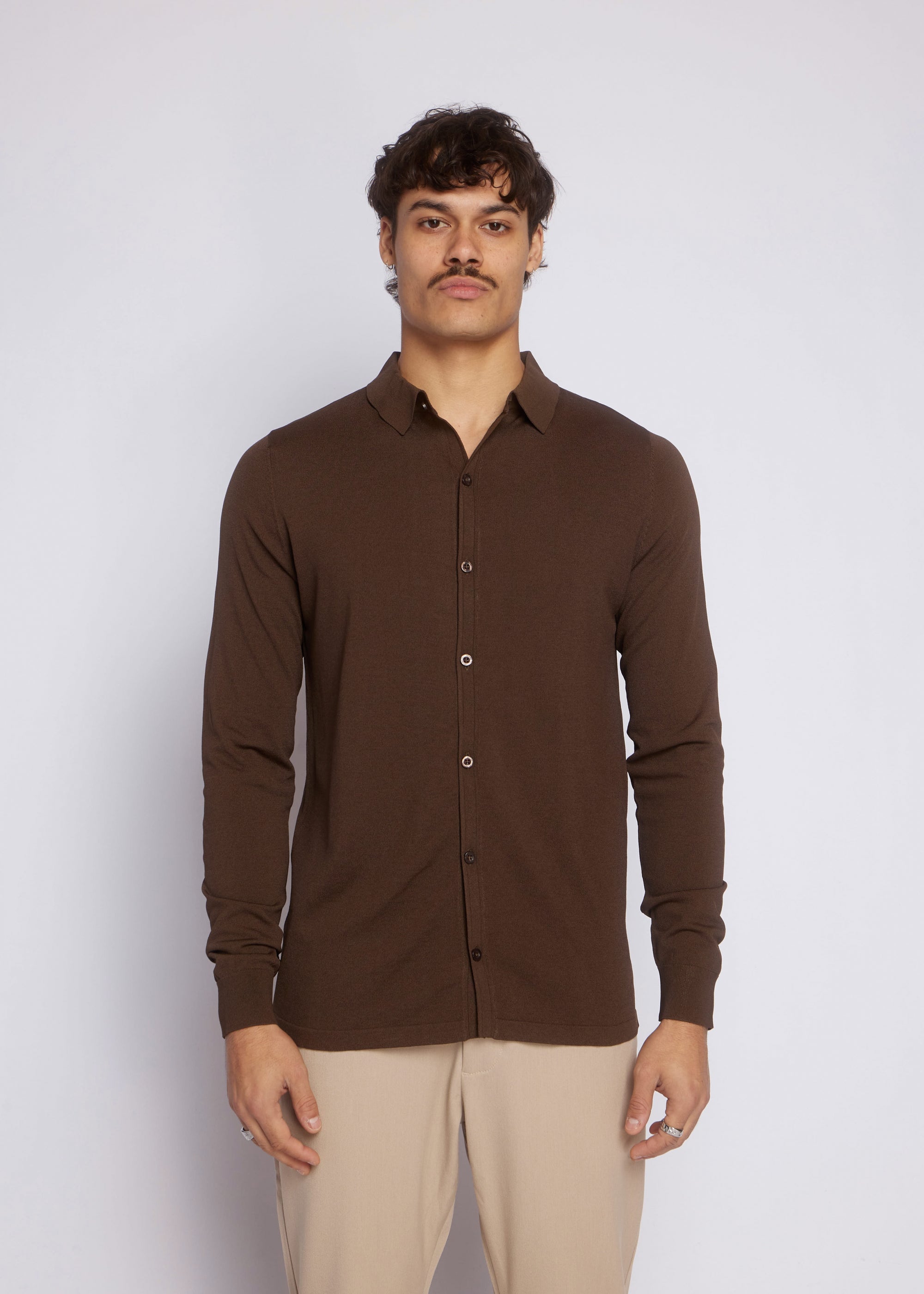 Lester knit | Brown