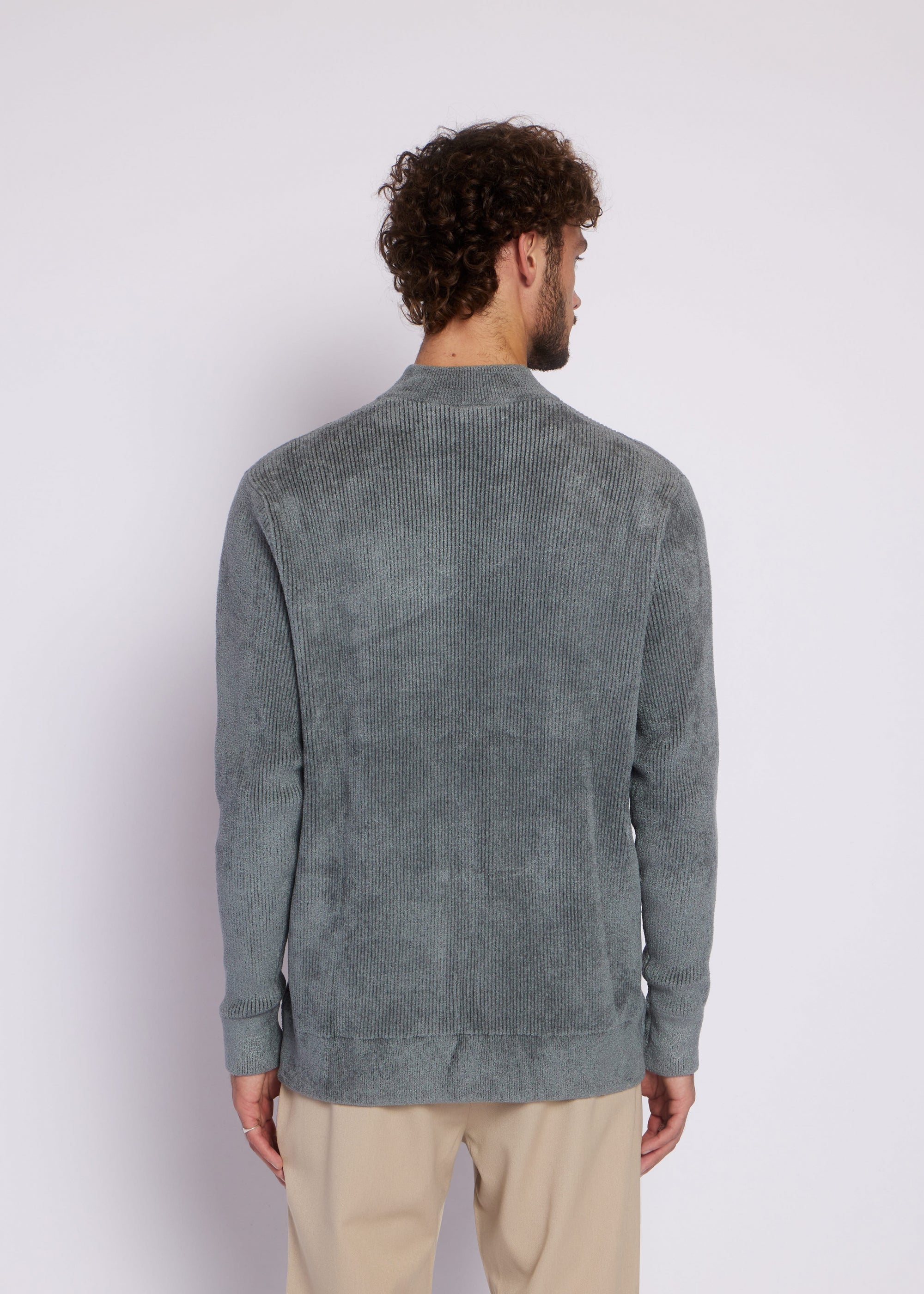 Allan Sweater | Grey/Blue