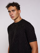 Silver Tee | Black