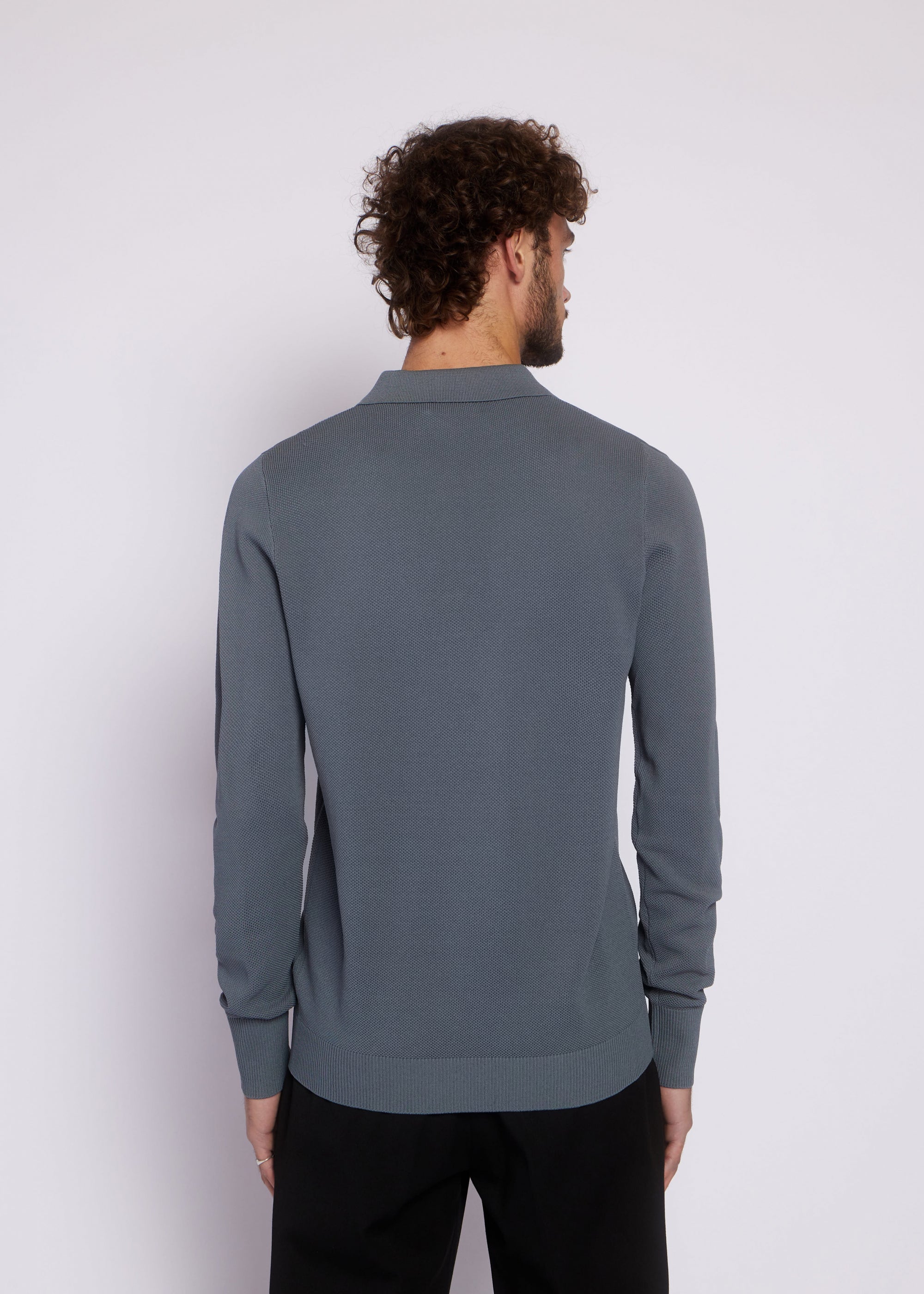 Donnel knit | Grey/Blue