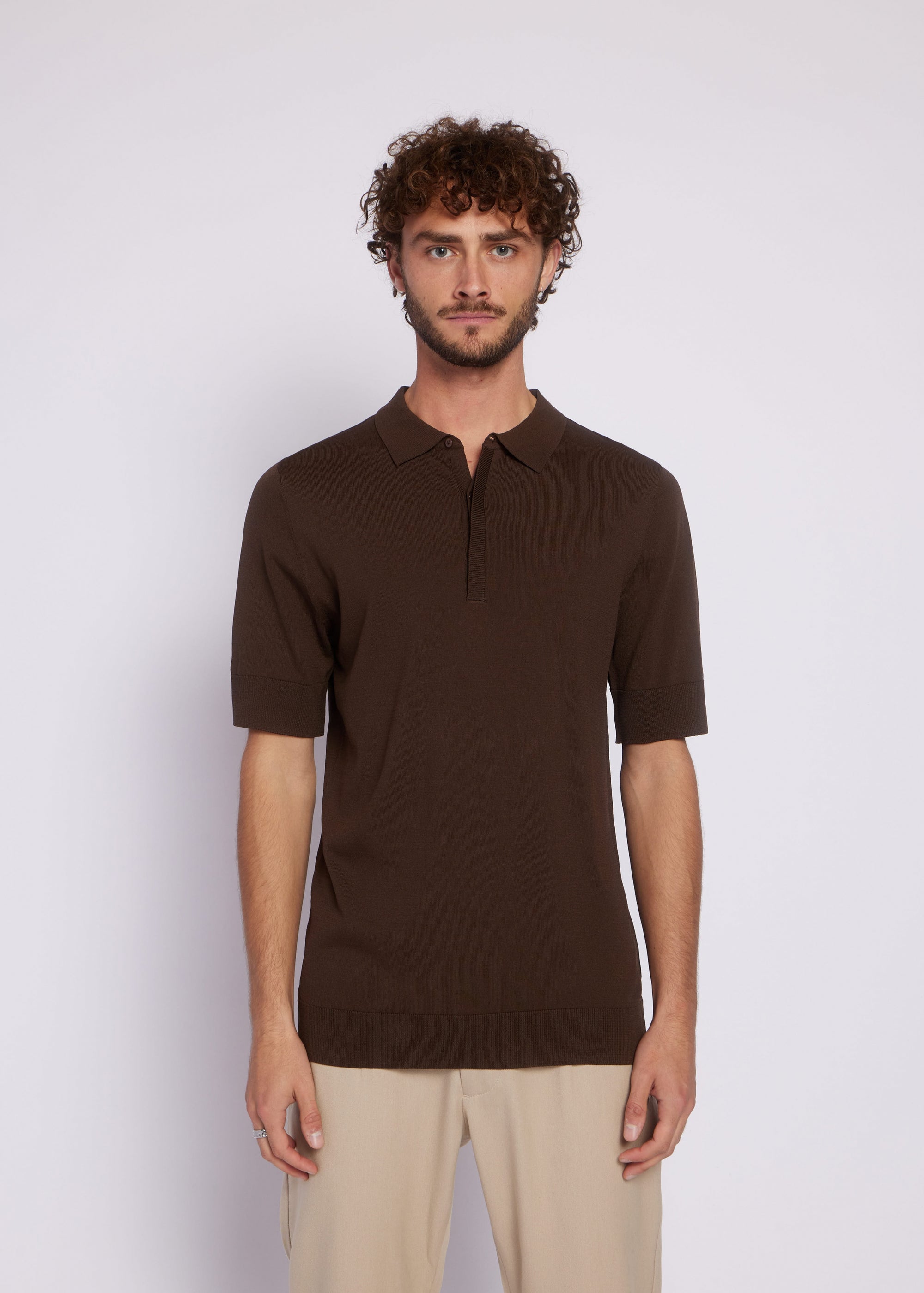 Nicko knit | Brown