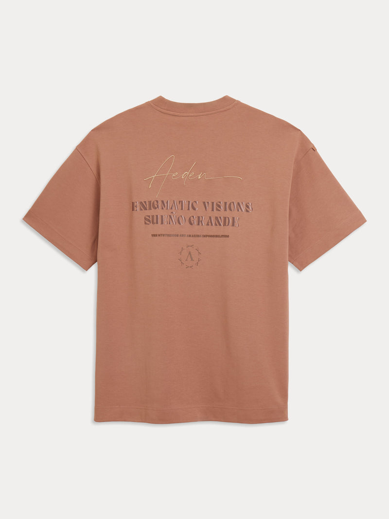 Razz Tee | Mocha Mousse
