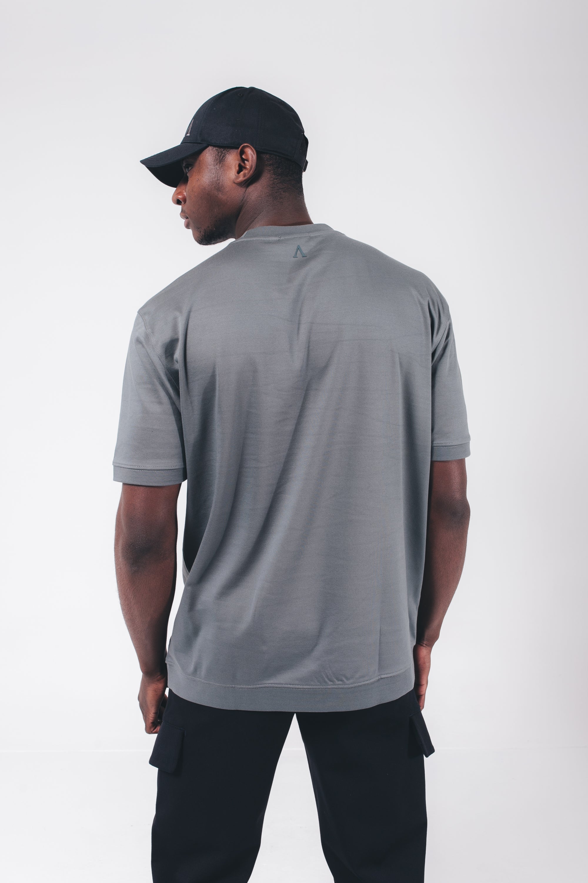 Baker Tee | Grey/Blue