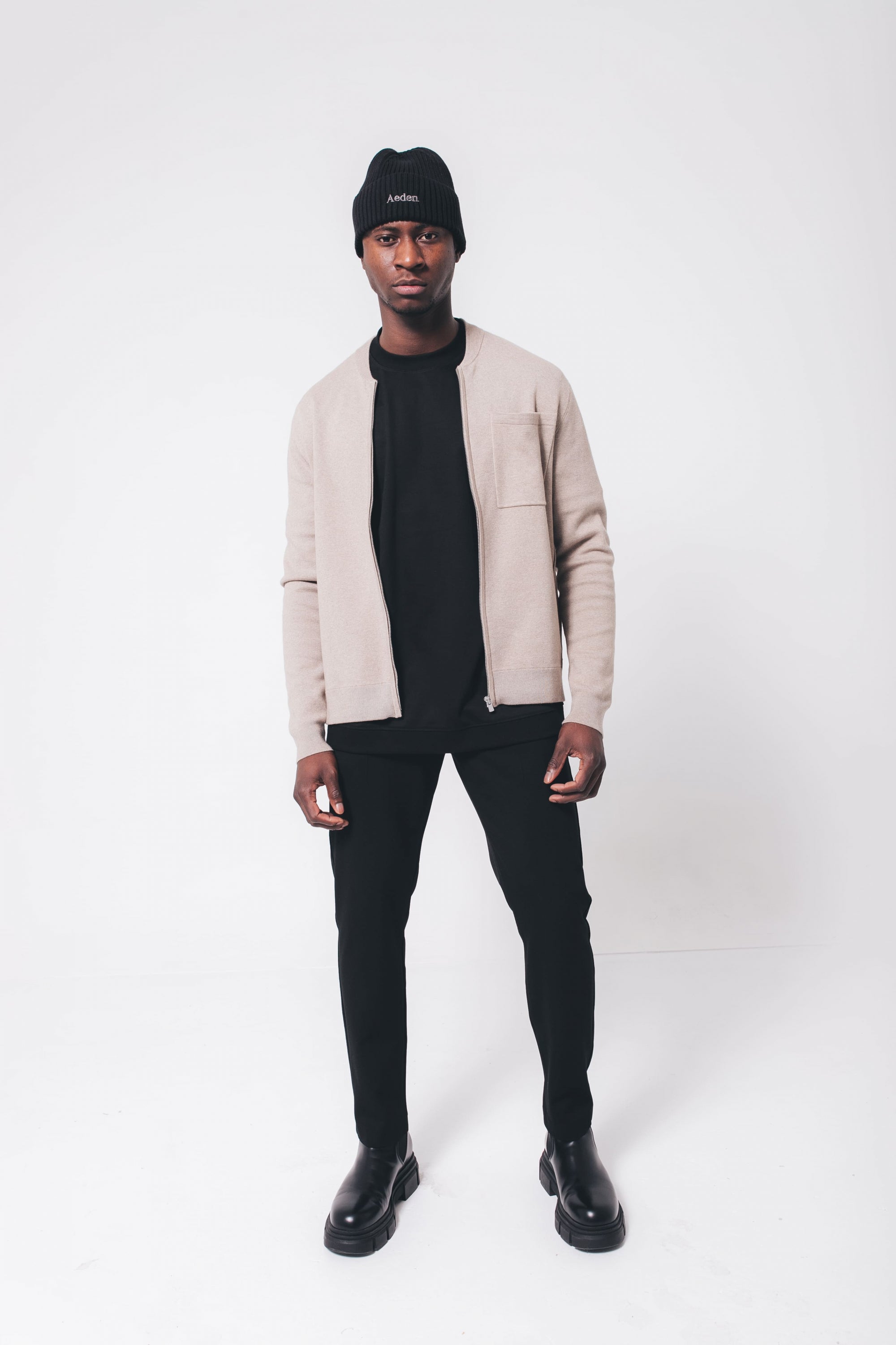 Zev Knit | Taupe