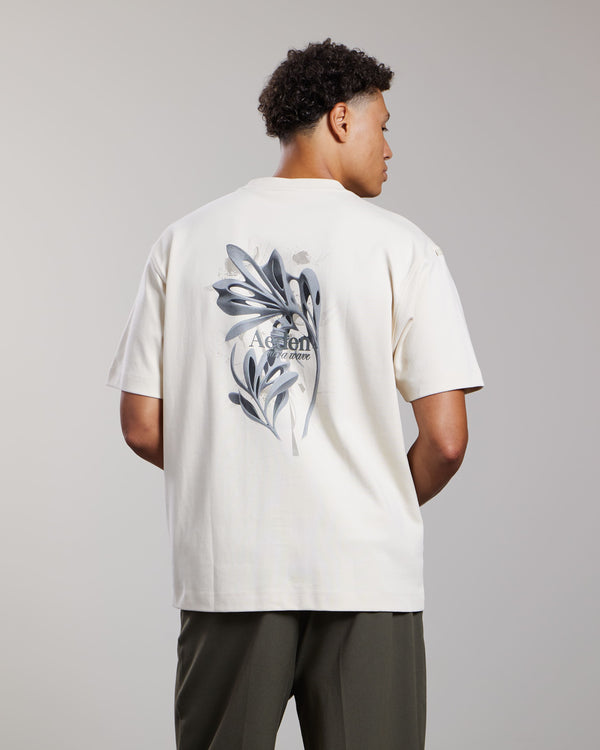 Ash Tee | White Cap Grey