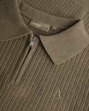 Aurelion Long-sleeve Polo | Ivy Green