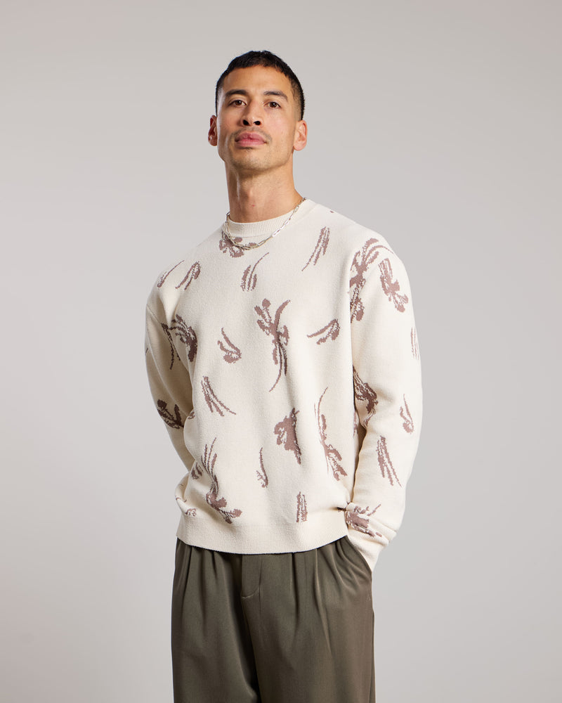 Loris Crewneck | White Cap Grey