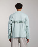 Rynx Long-Sleeve Tee | Aqua Grey