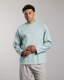 Rynx Long-Sleeve Tee | Aqua Grey