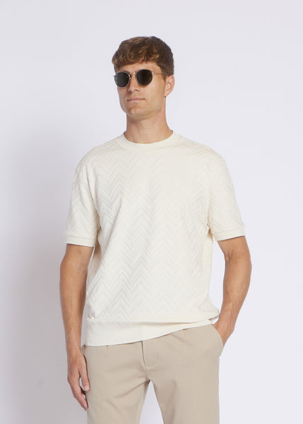 Silver Tee | Off-white – aedenofficial