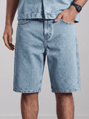 Breech Shorts | Light Blue Denim
