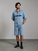 Breech Shorts | Light Blue Denim